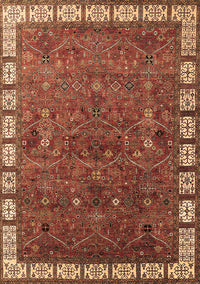 Oriental Brown Industrial Rug, urb2331brn