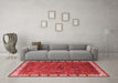 Industrial Red Washable Rugs