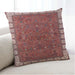 Lifestyle Image of Mid-Century Modern Urban Square Red Throw Pillow, 18 inch by 18 inch, pwurb2331