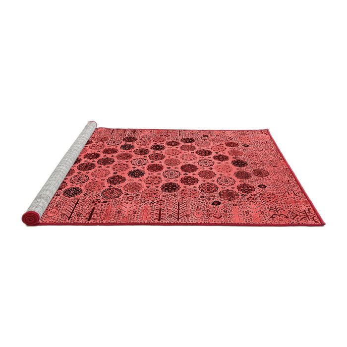 Industrial Red Washable Rugs