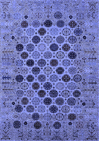 Oriental Blue Industrial Rug, urb2332blu