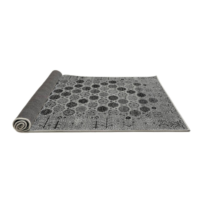 Sideview of Oriental Gray Industrial Rug, urb2332gry
