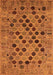 Oriental Orange Industrial Rug, urb2332org