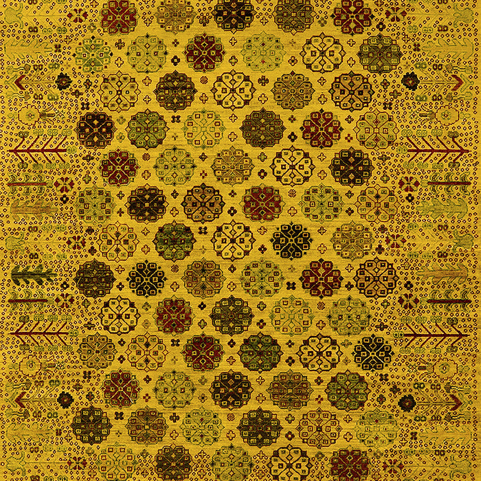 Oriental Yellow Industrial Rug, urb2332yw