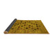 Sideview of Oriental Yellow Industrial Rug, urb2332yw