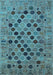 Oriental Light Blue Industrial Rug, urb2332lblu