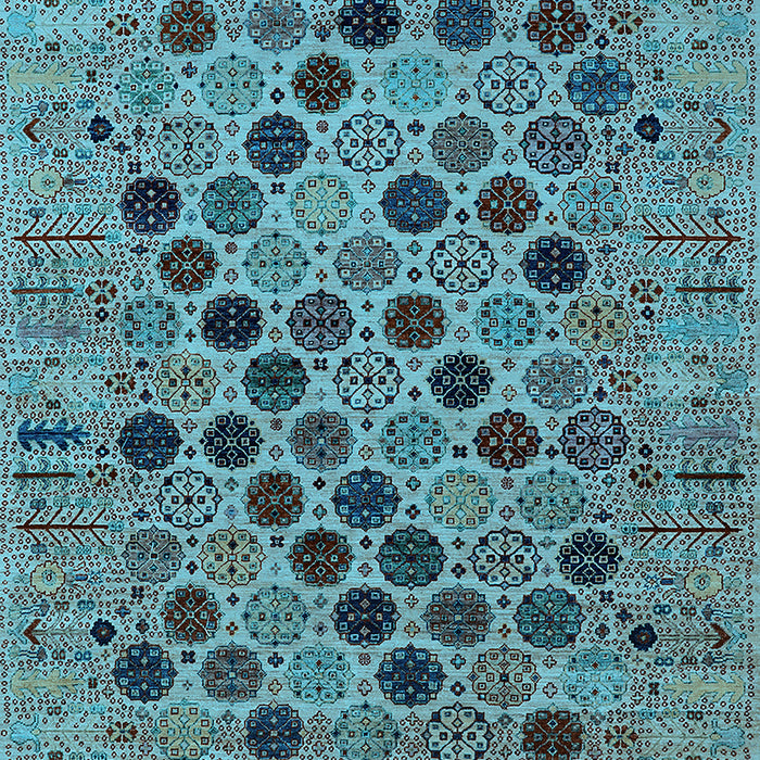 Oriental Light Blue Industrial Rug, urb2332lblu