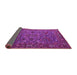 Sideview of Oriental Pink Traditional Rug, urb2333pnk