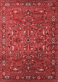 Oriental Red Traditional Rug, urb2333red