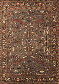 Oriental Brown Traditional Rug, urb2333brn