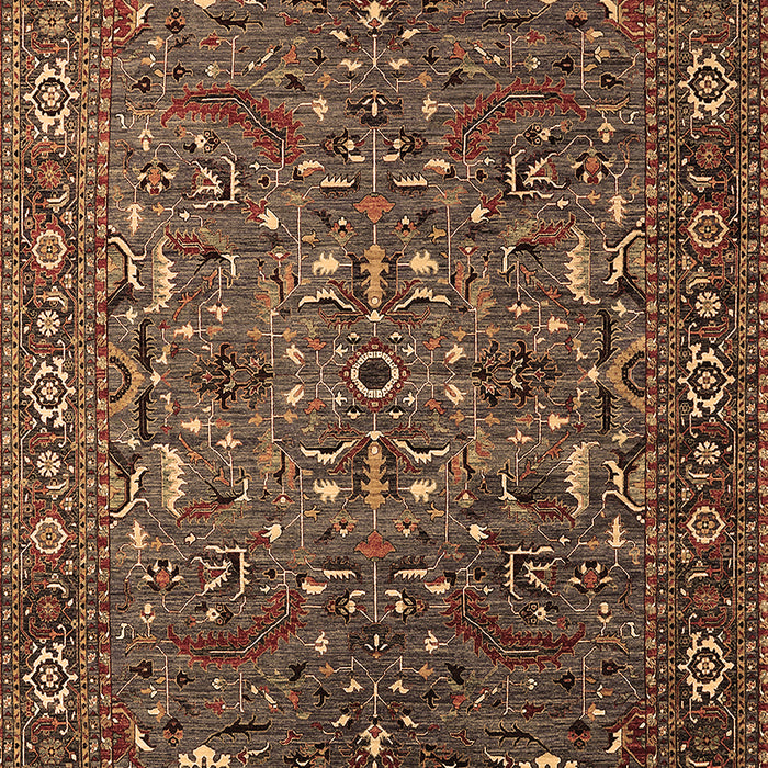Oriental Brown Traditional Rug, urb2333brn