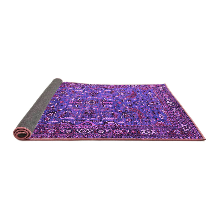 Sideview of Oriental Purple Traditional Rug, urb2333pur