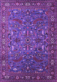 Oriental Purple Traditional Rug, urb2333pur