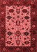 Oriental Red Traditional Area Rugs