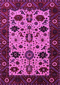 Oriental Pink Traditional Rug, urb2334pnk