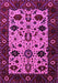 Oriental Pink Traditional Rug, urb2334pnk