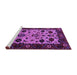 Sideview of Machine Washable Oriental Purple Traditional Area Rugs, wshurb2334pur