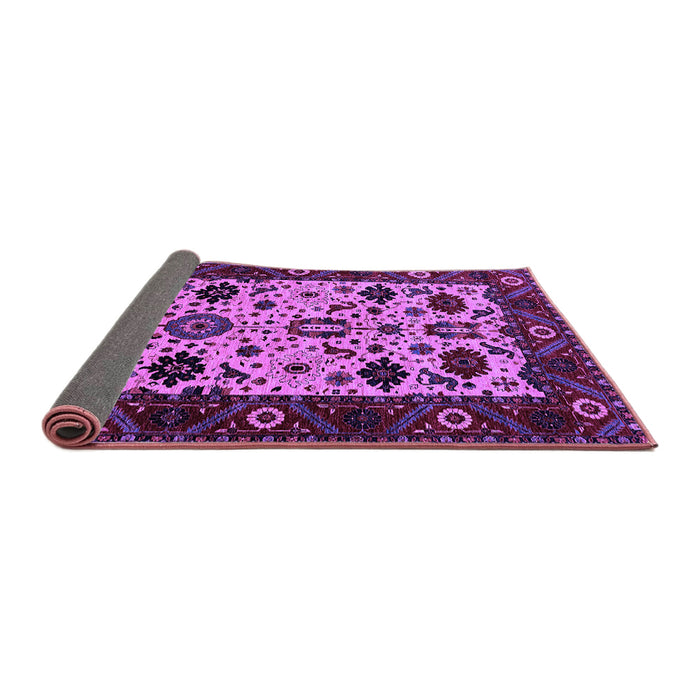 Sideview of Oriental Purple Traditional Rug, urb2334pur