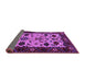 Sideview of Oriental Purple Traditional Rug, urb2334pur