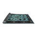 Sideview of Oriental Light Blue Traditional Rug, urb2334lblu