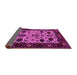 Sideview of Oriental Pink Traditional Rug, urb2334pnk