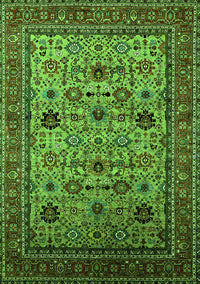 Oriental Green Industrial Rug, urb2335grn