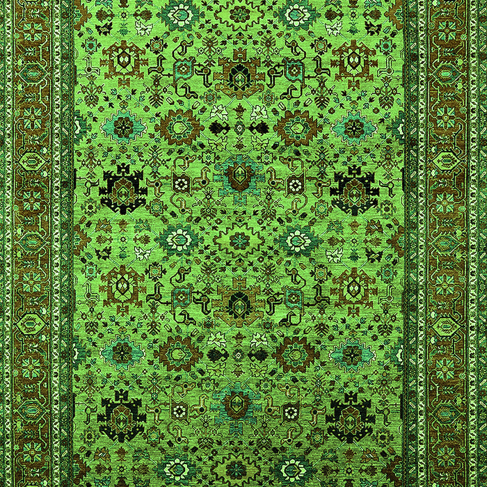 Oriental Green Industrial Rug, urb2335grn