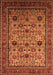 Machine Washable Oriental Orange Industrial Area Rugs, wshurb2335org