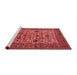 Industrial Red Washable Rugs