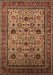 Oriental Brown Industrial Rug, urb2335brn