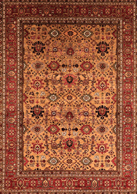 Oriental Orange Industrial Rug, urb2335org