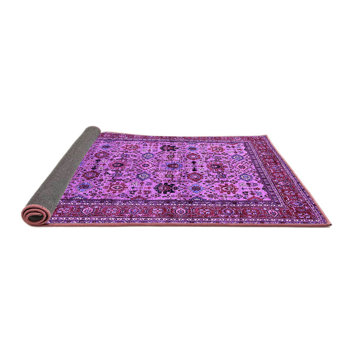 Sideview of Oriental Purple Industrial Rug, urb2335pur