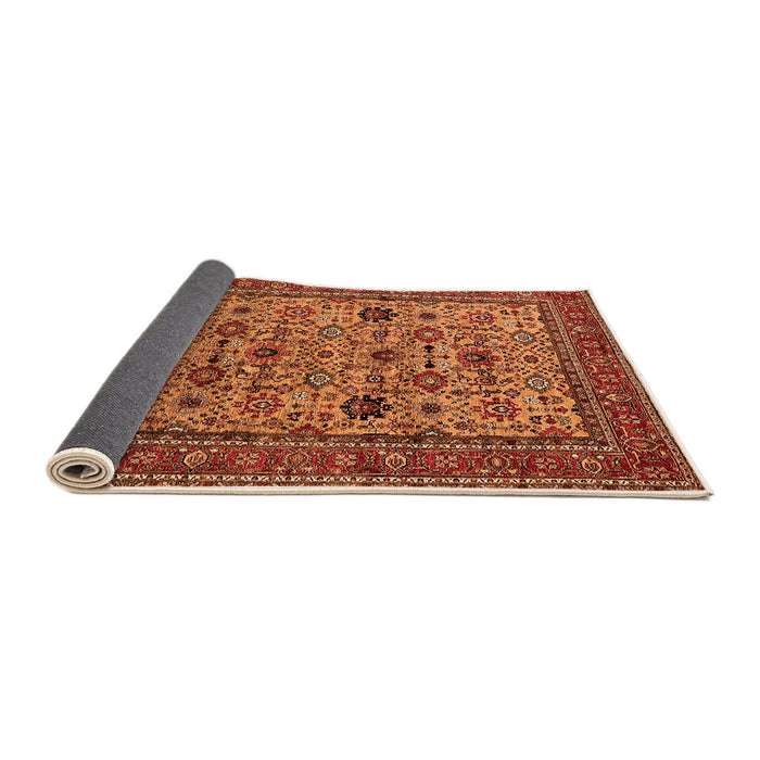 Sideview of Oriental Orange Industrial Rug, urb2335org