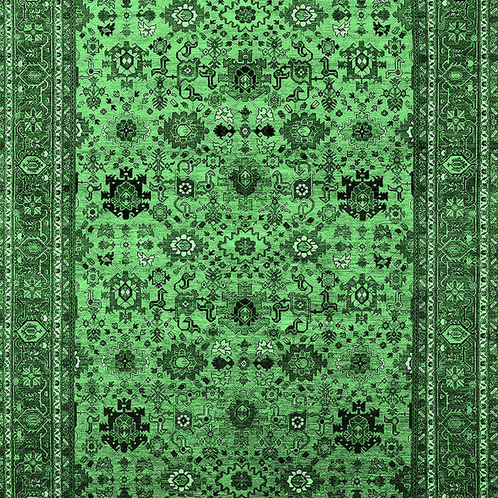 Oriental Emerald Green Industrial Rug, urb2335emgrn