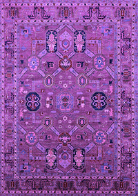 Oriental Purple Traditional Rug, urb2336pur