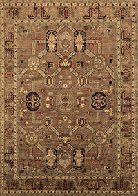 Oriental Brown Traditional Rug, urb2336brn