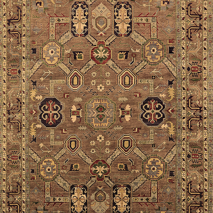 Oriental Brown Traditional Rug, urb2336brn