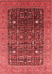 Oriental Red Industrial Rug, urb2337red