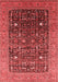 Oriental Red Industrial Area Rugs