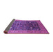 Sideview of Oriental Purple Industrial Rug, urb2337pur