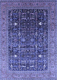 Oriental Blue Industrial Rug, urb2337blu