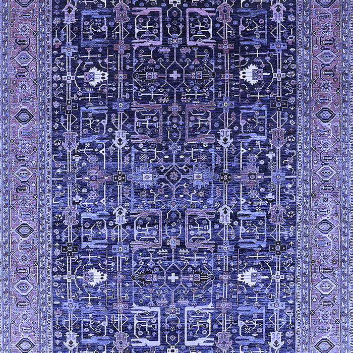 Oriental Blue Industrial Rug, urb2337blu