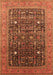 Oriental Orange Industrial Rug, urb2337org