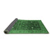 Sideview of Oriental Emerald Green Industrial Rug, urb2337emgrn