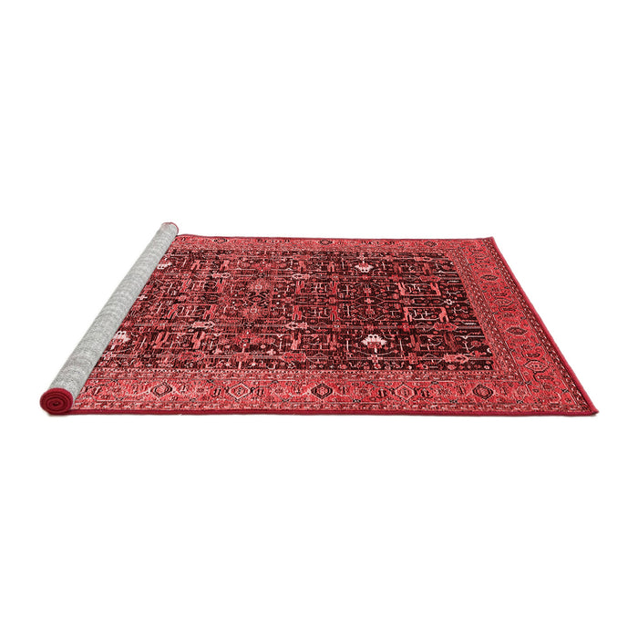 Industrial Red Washable Rugs