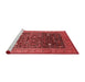 Industrial Red Washable Rugs