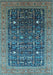 Oriental Light Blue Industrial Rug, urb2337lblu