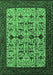 Oriental Emerald Green Traditional Rug, urb2338emgrn