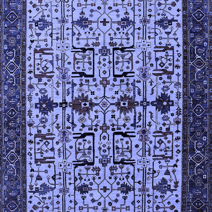 Oriental Blue Traditional Rug, urb2338blu