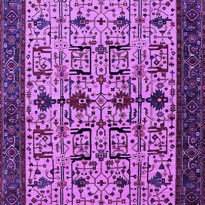 Oriental Purple Traditional Rug, urb2338pur